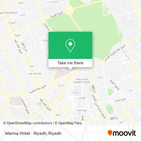 Marina Hotel - Riyadh map
