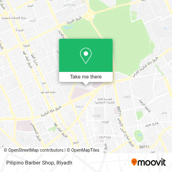 Pilipino Barber Shop map