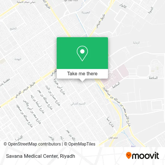 Savana Medical Center map