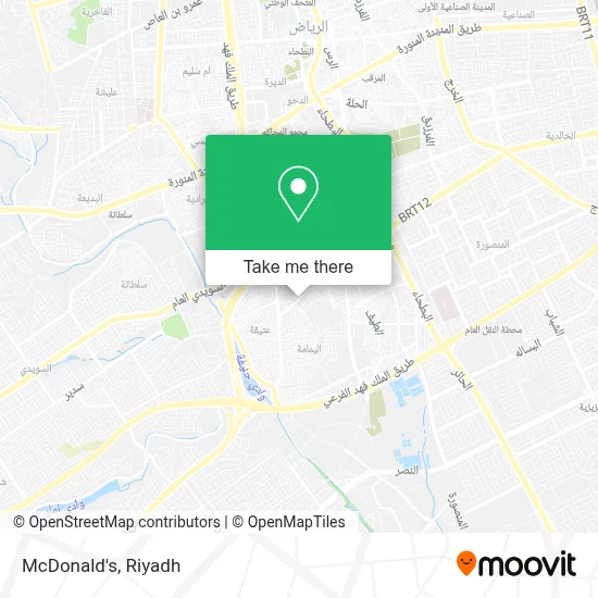 McDonald's map