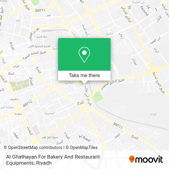 Al Ghathayan For Bakery And Restaurant Equipments map