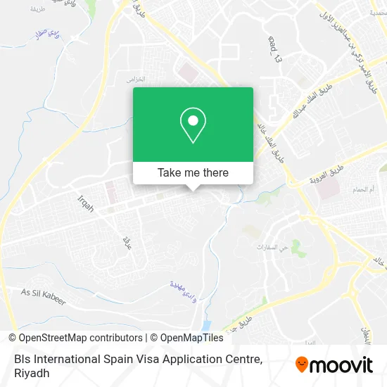 Bls International Spain Visa Application Centre map