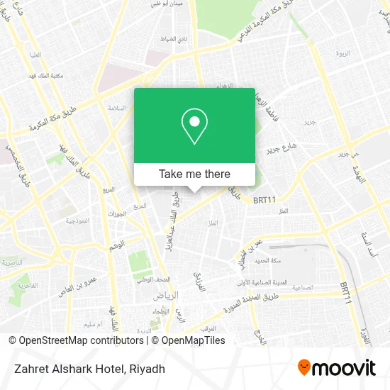 Zahret Alshark Hotel map