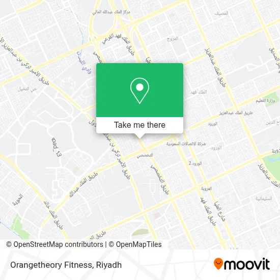 Orangetheory Fitness map
