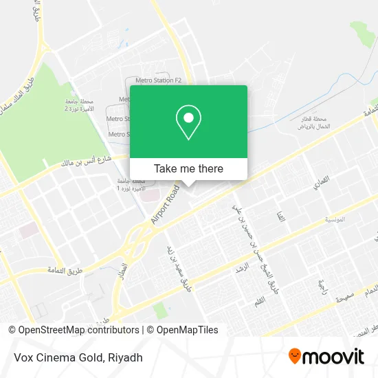 Vox Cinema Gold map
