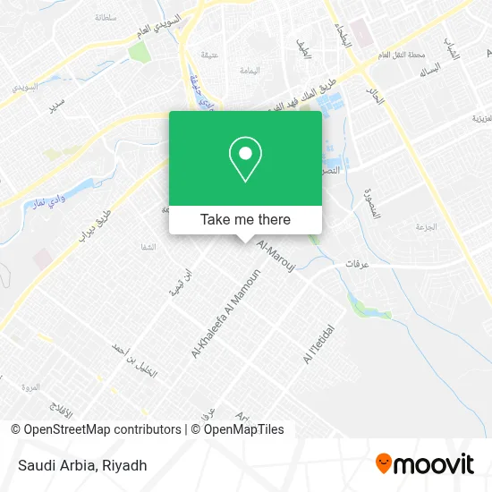Saudi Arbia map
