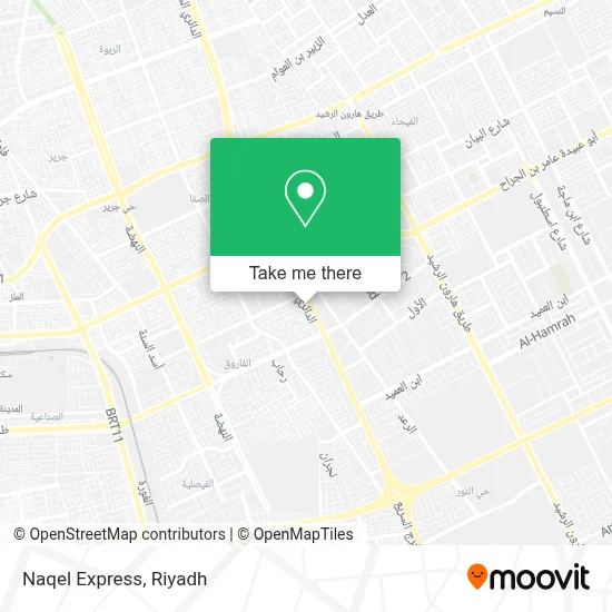 Naqel Express map