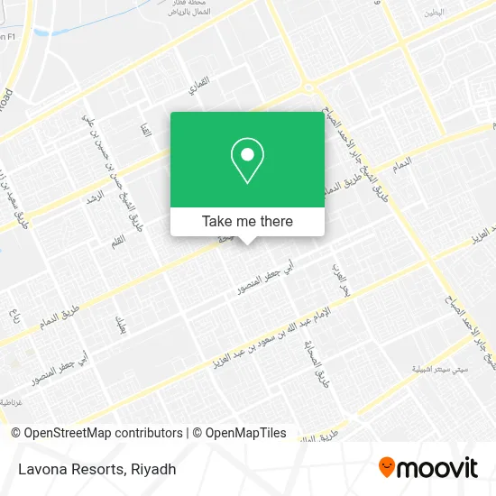 Lavona Resorts map
