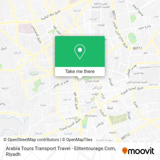 Arabia Tours Transport Travel - Elitentourage.Com map