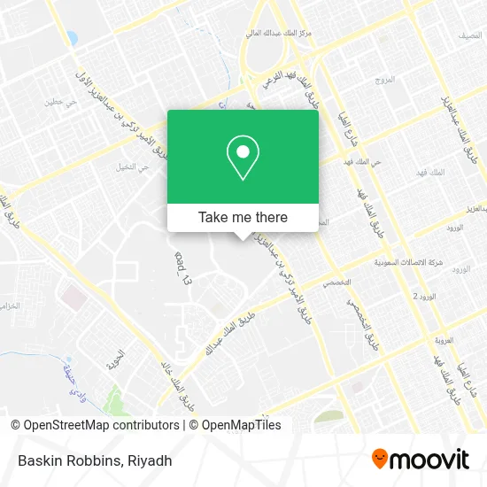 Baskin Robbins map