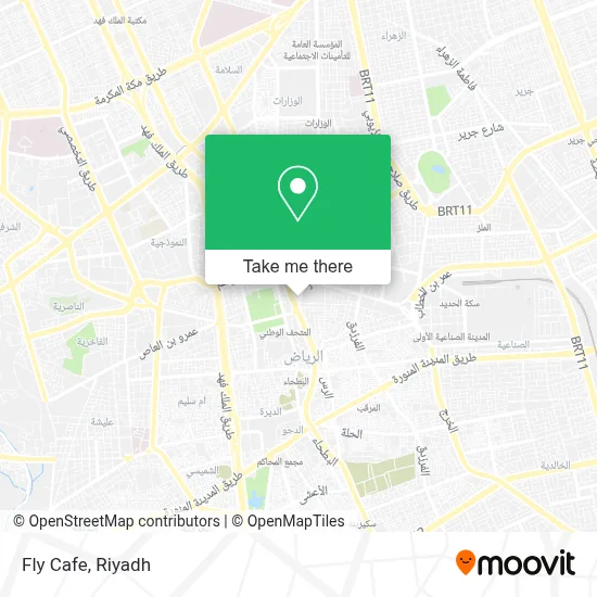Fly Cafe map