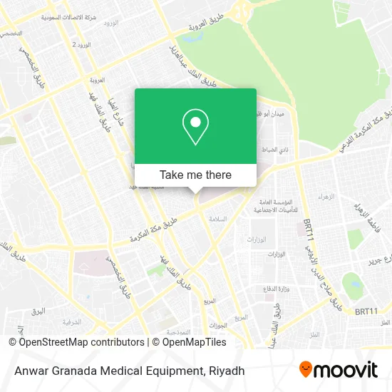 Anwar Granada Medical Equipment map