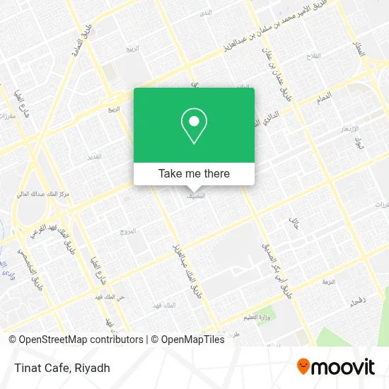 Tinat Cafe map