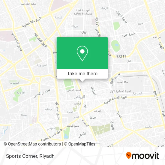 Sports Corner map