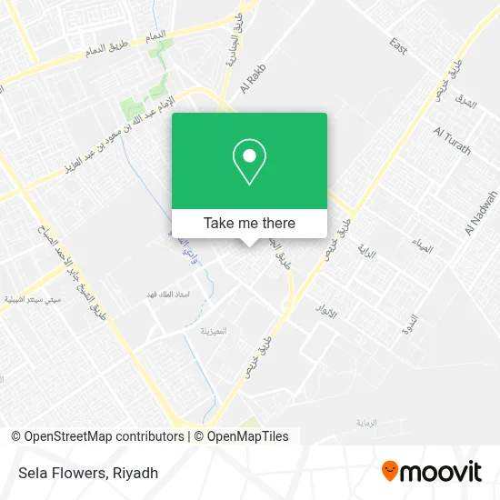 Sela Flowers map