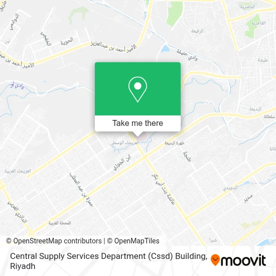 Central Supply Services Department (Cssd) Building map