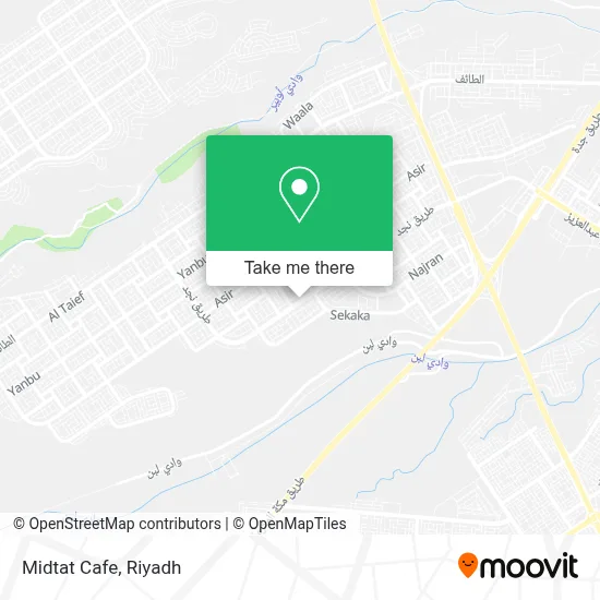 Midtat Cafe map