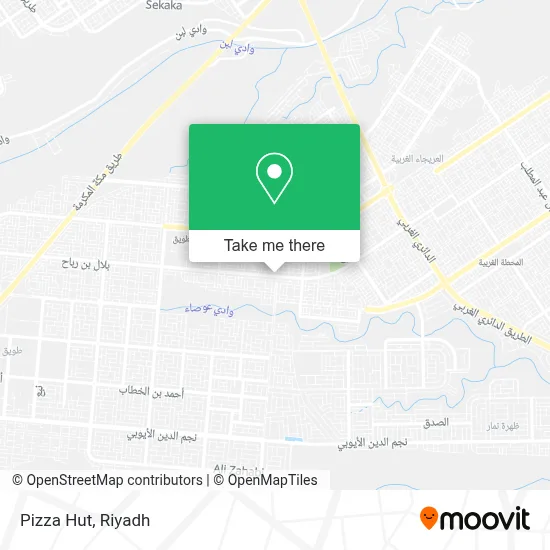 Pizza Hut map