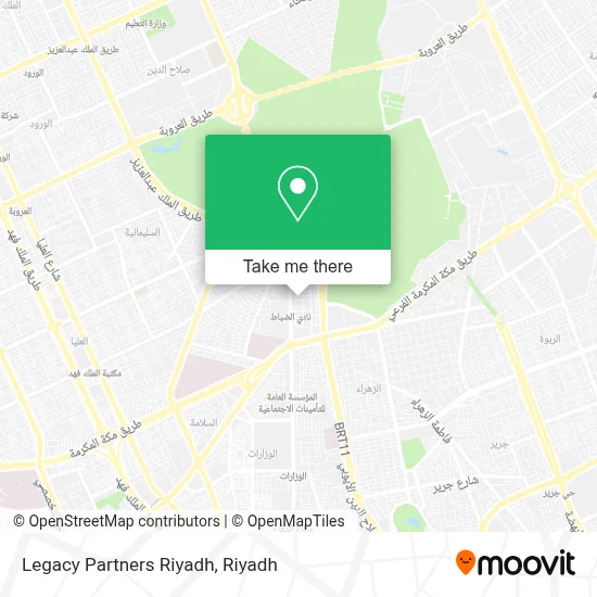 Legacy Partners Riyadh map