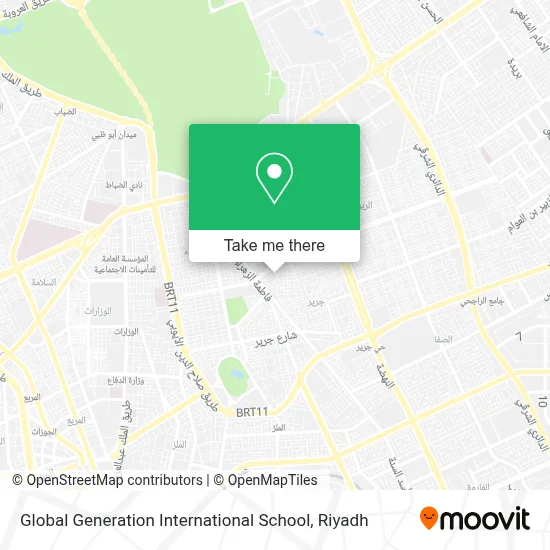 Global Generation International School map