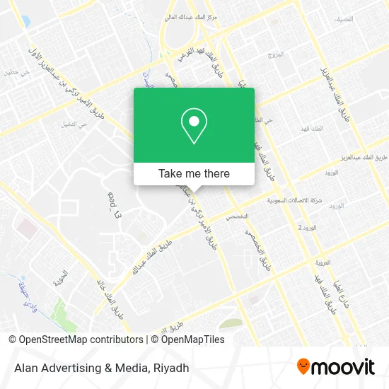 Alan Advertising & Media map