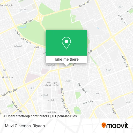 Muvi Cinemas map