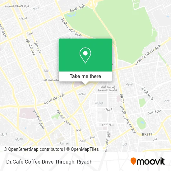 Dr.Cafe Coffee Drive Through map