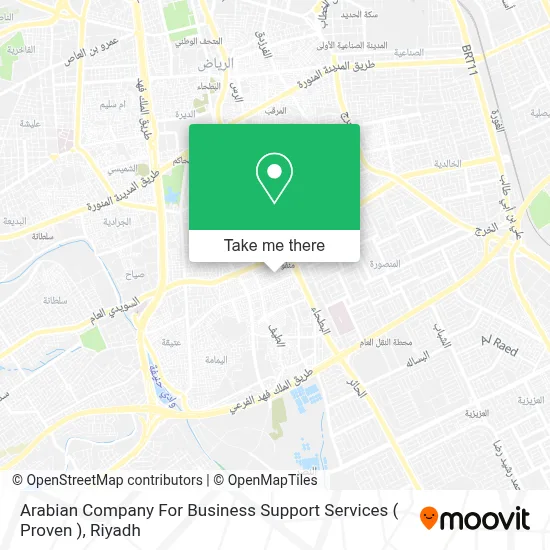 Arabian Company For Business Support Services ( Proven ) map