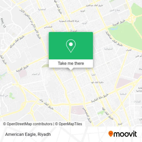 American Eagle map
