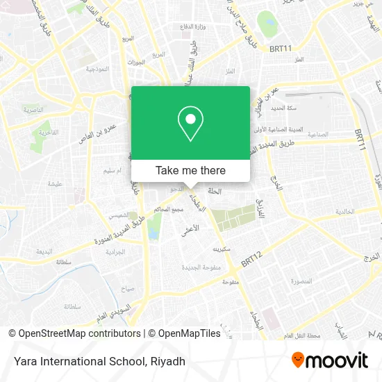 Yara International School map