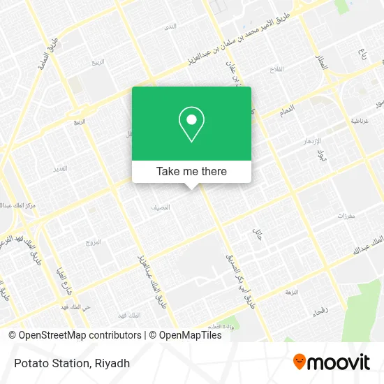 Potato Station map