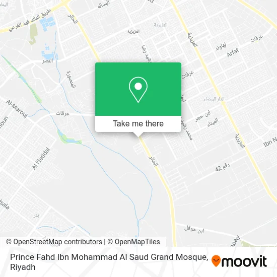 Prince Fahd Ibn Mohammad Al Saud Grand Mosque map