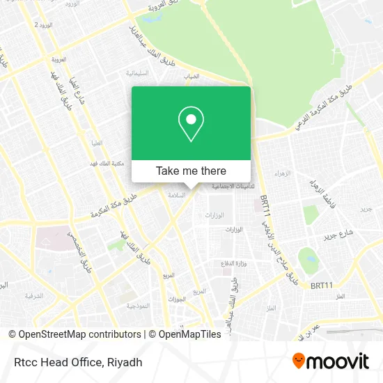 Rtcc Head Office map