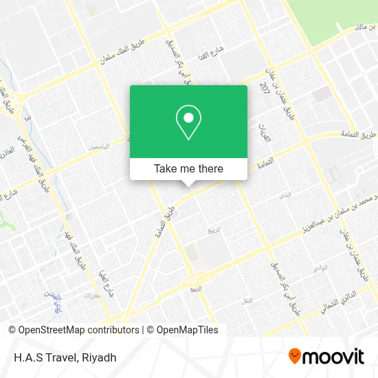 H.A.S Travel map