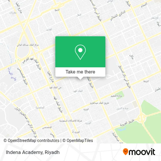 Ihdena Academy map
