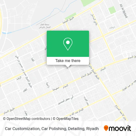 Car Customization, Car Polishing, Detailing map