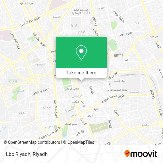 Lbc Riyadh map