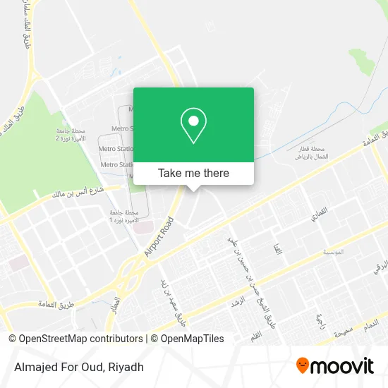 Almajed For Oud map