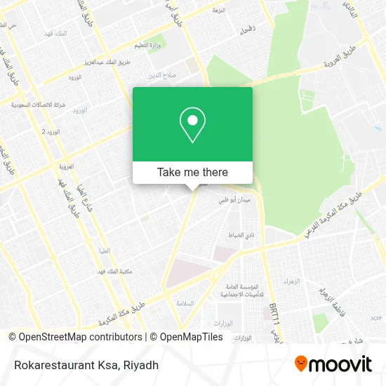 Rokarestaurant Ksa map