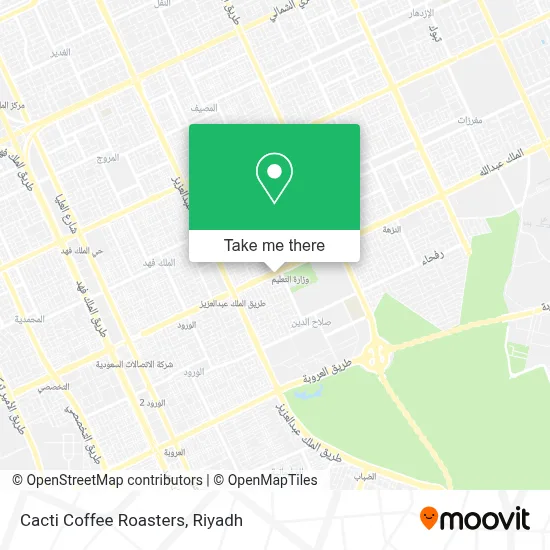Cacti Coffee Roasters map