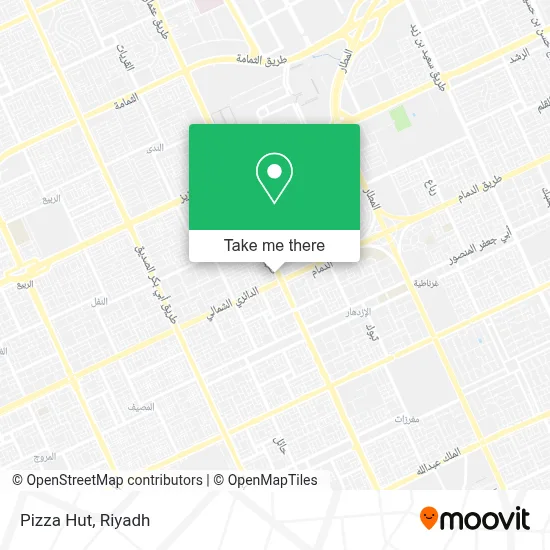 Pizza Hut map