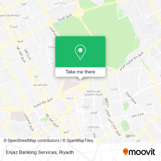 Enjaz Banking Services map