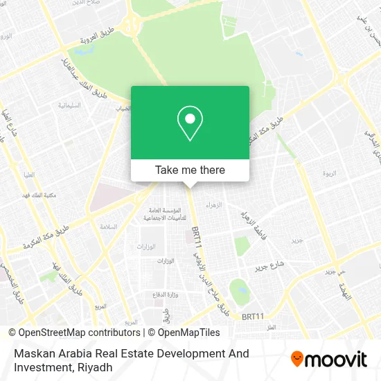 Maskan Arabia Real Estate Development And Investment map
