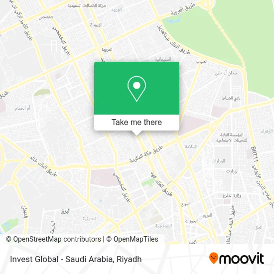 Invest Global - Saudi Arabia map