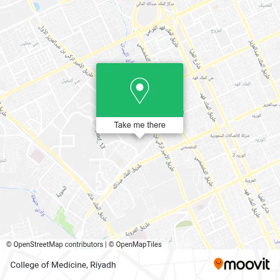 College of Medicine map