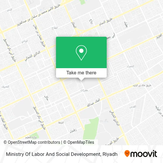 Ministry Of Labor And Social Development map