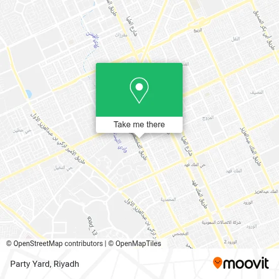 Party Yard map