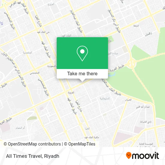 All Times Travel map