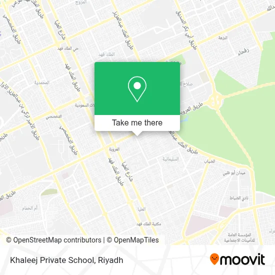 Khaleej Private School map