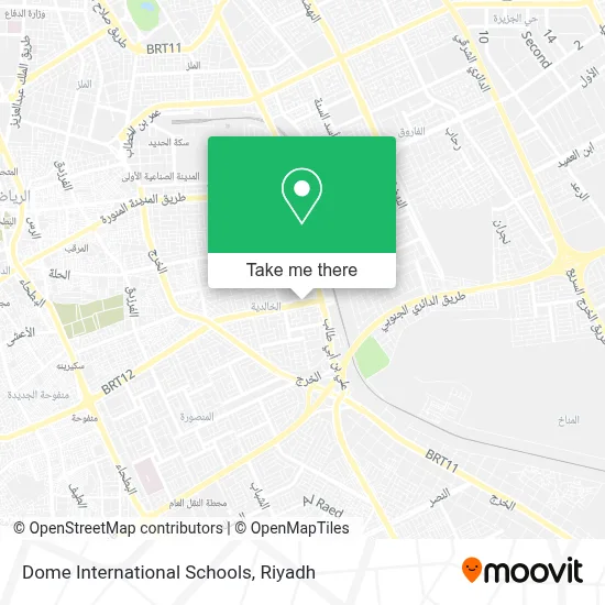 Dome International Schools map